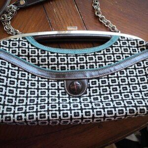 Apt. 9 purse black white handbag